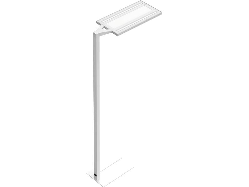Hybriqs Bürostehleuchte Hybrid Light Three HCL, Silber Arbeitsleuchte