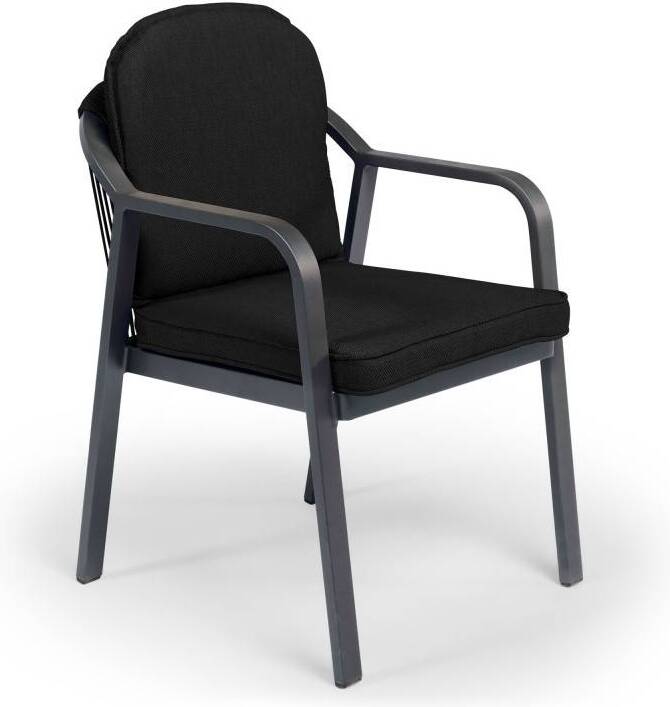 Tierra Outdoor eettafelstoel Pep zwart