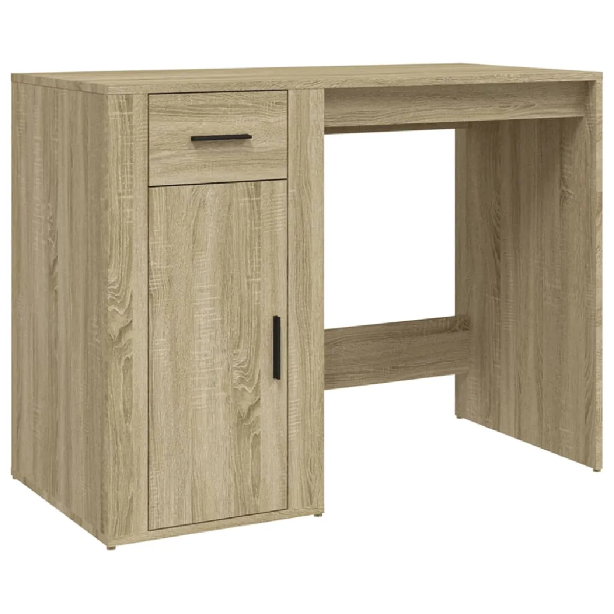vidaXL Bureau chêne sonoma