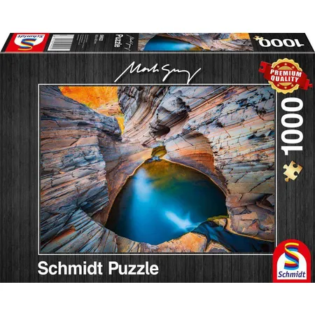 Schmidt Spiele Puzzle - Mark Gray Indigo, 1000 Teile