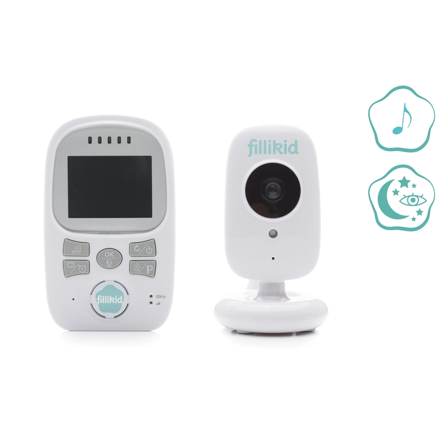 fillikid Babyphone mit Video Weiß