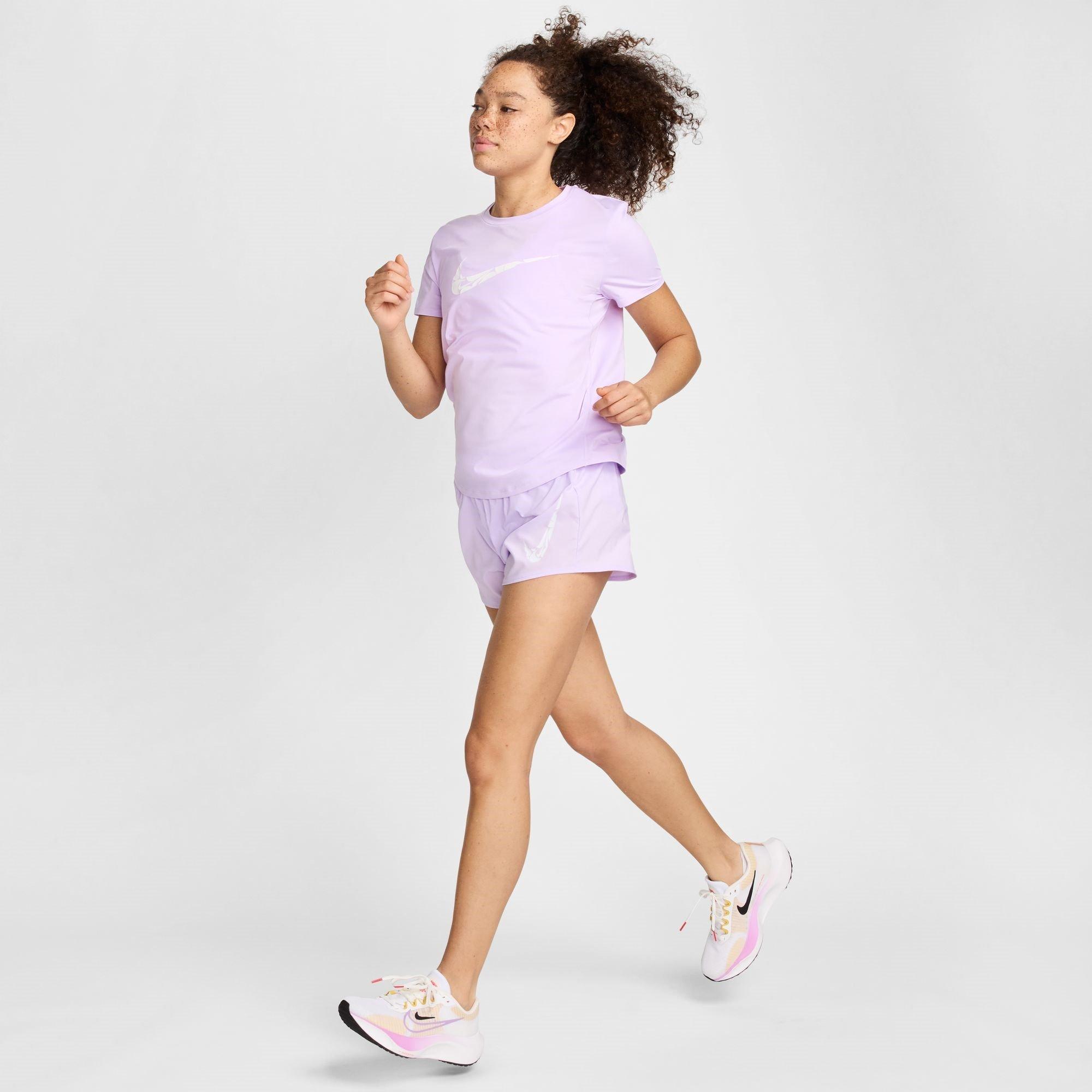 Nike One Swoosh Womens Dri FIT Short Sleeve Running Top