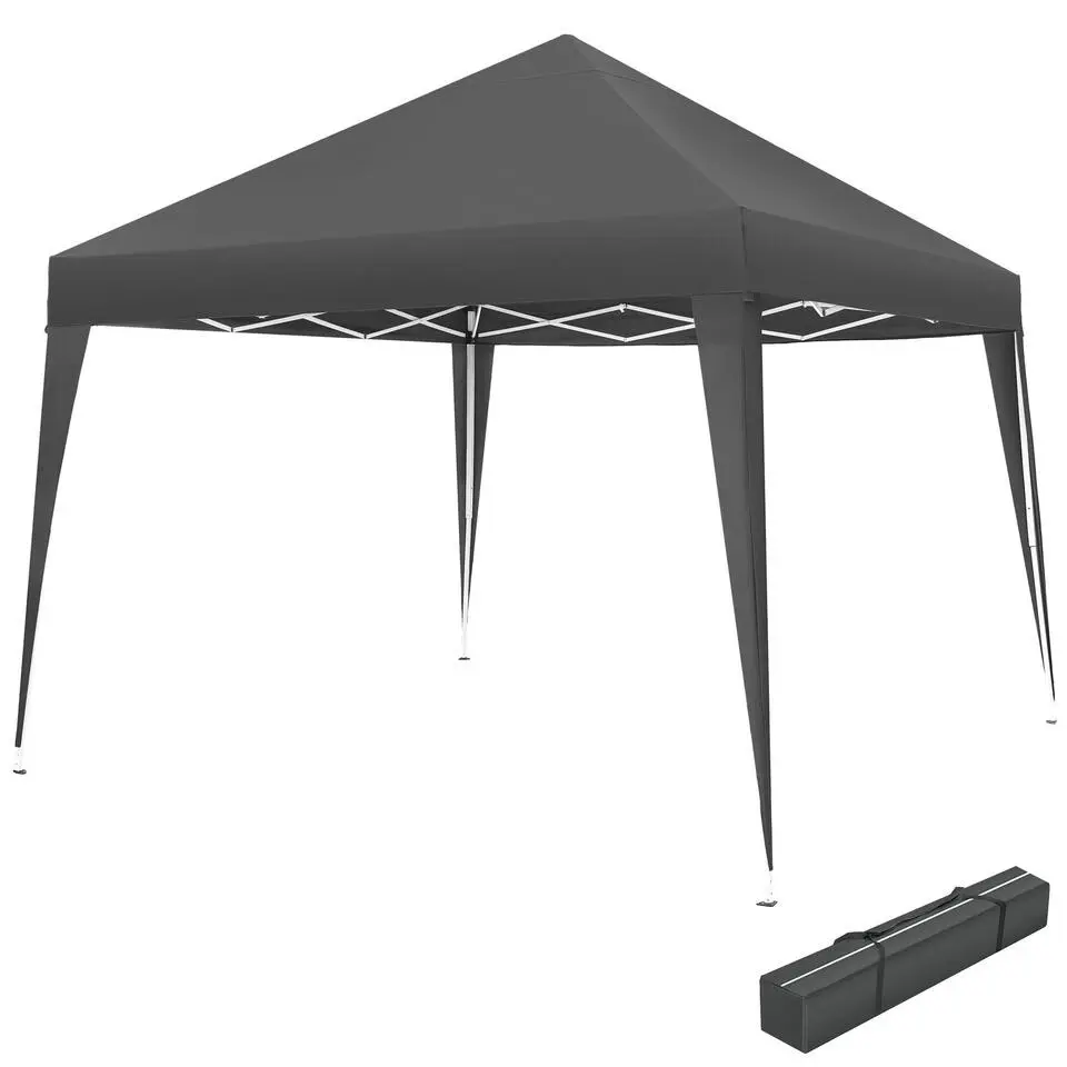 tectake - Partytent Linosa opvouwbaar 3x3m, Grijs