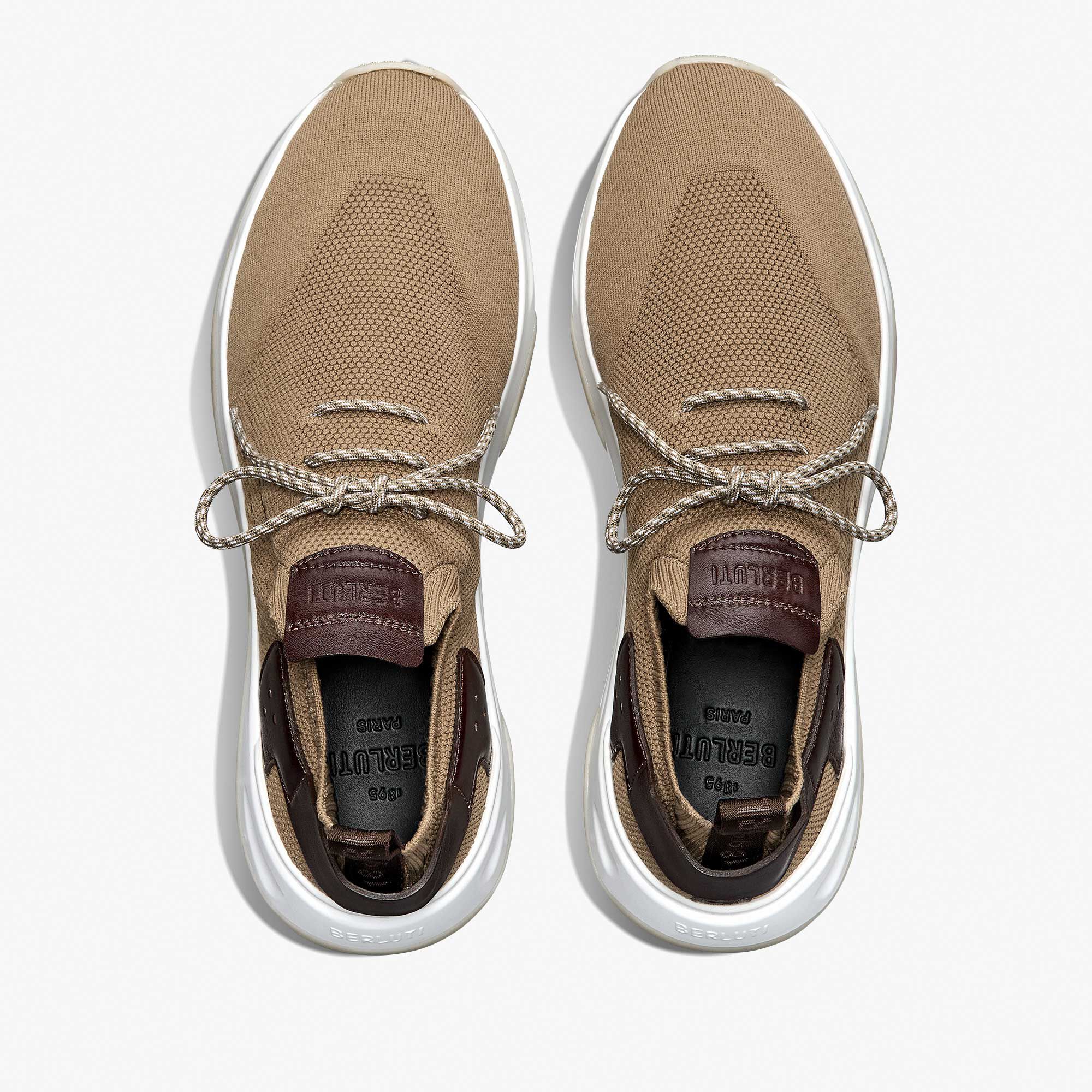 Sneaker Shadow En Scritto Knit Et Cuir