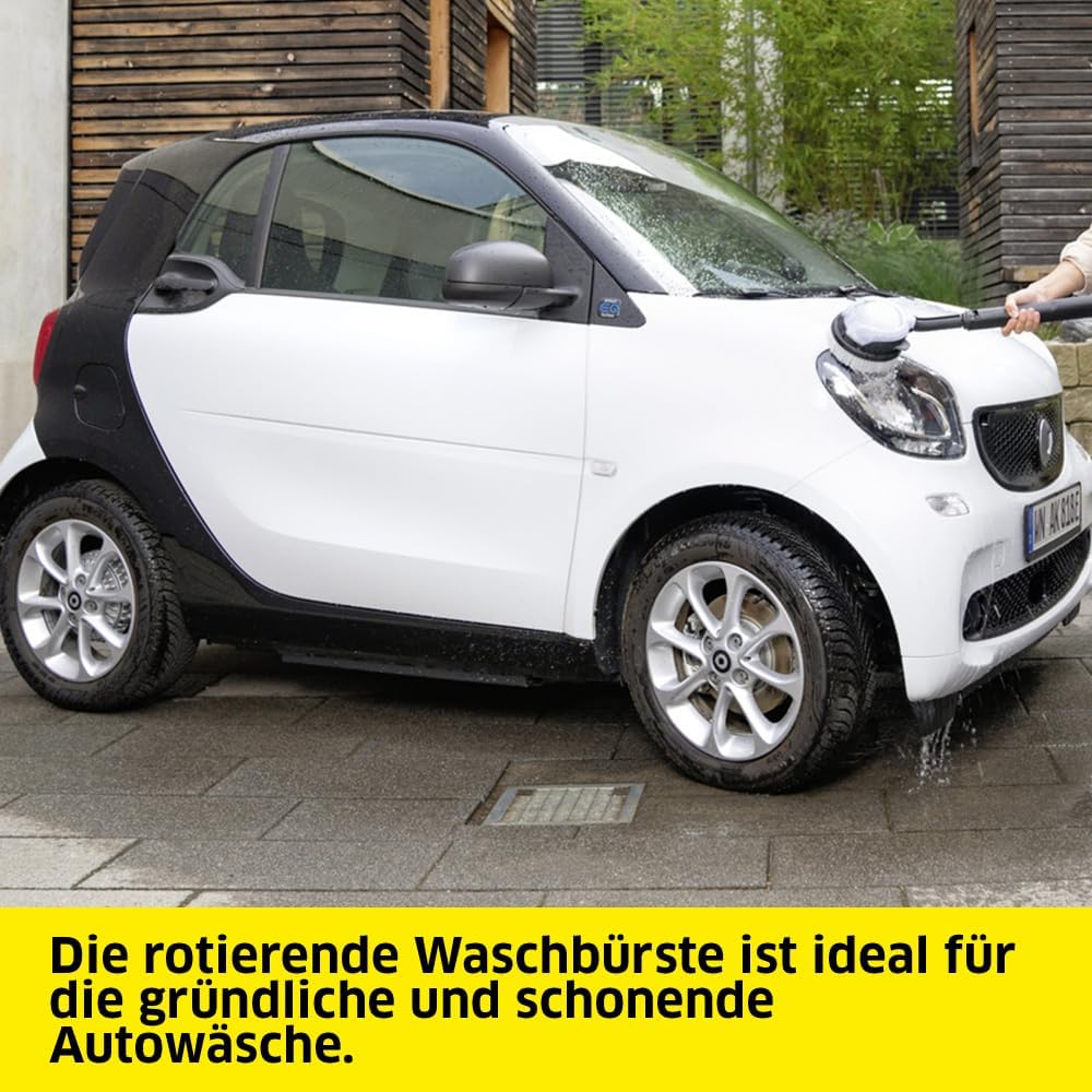 Kärcher Hochdruckreiniger K 4 Classic Car, Druck: max. 130 bar, Fördermenge: 420 l/h, Fläche: 30 m²/h, Wasserfilter, Gewicht: 4,6 kg, Hochdruckpistole, Dreckfräser, Vario Power-Strahlrohr, Car Kit