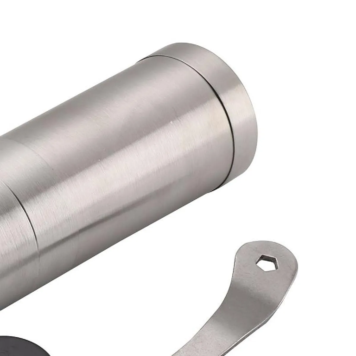 Moulin à café manuel en acier inoxydable Universal - Argent