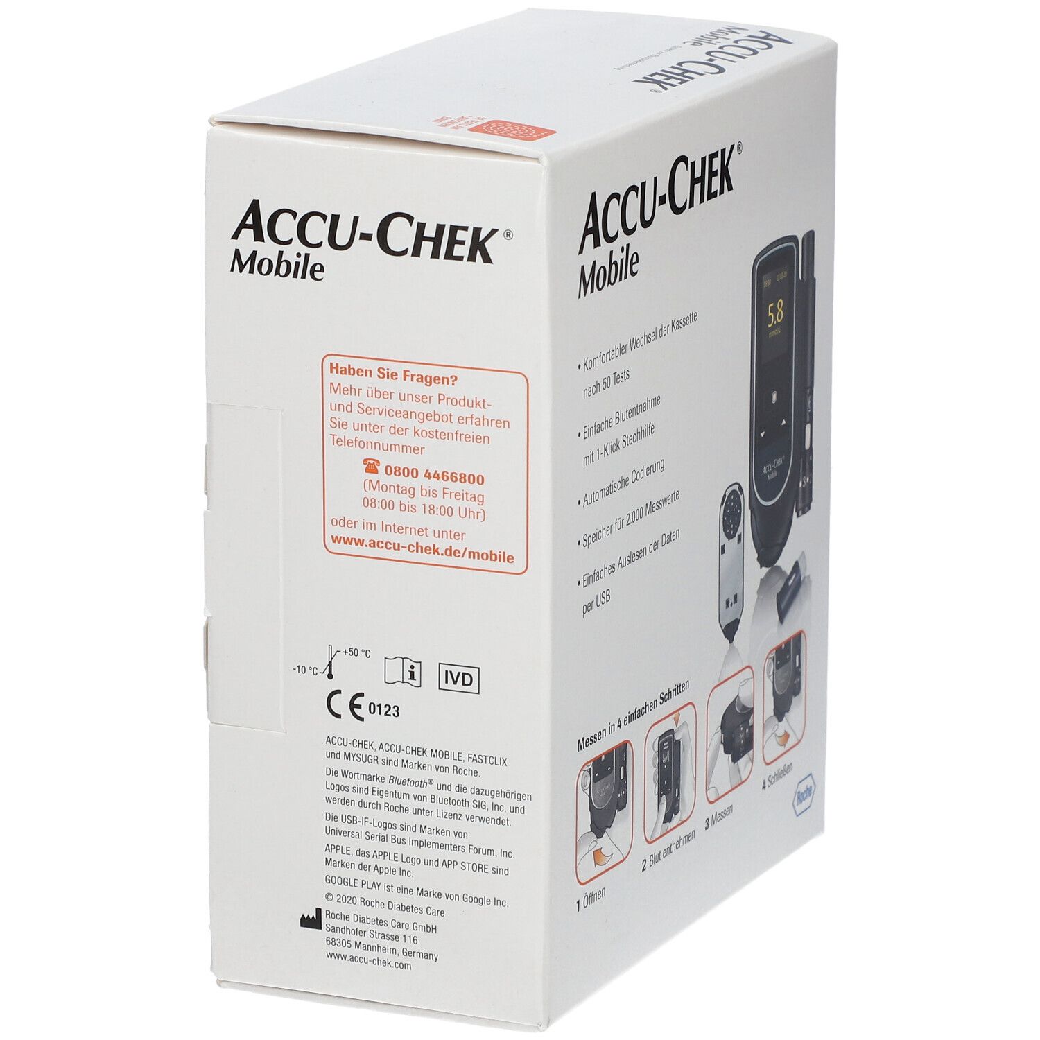 ACCU-CHEK® Mobile III Set mmol/L