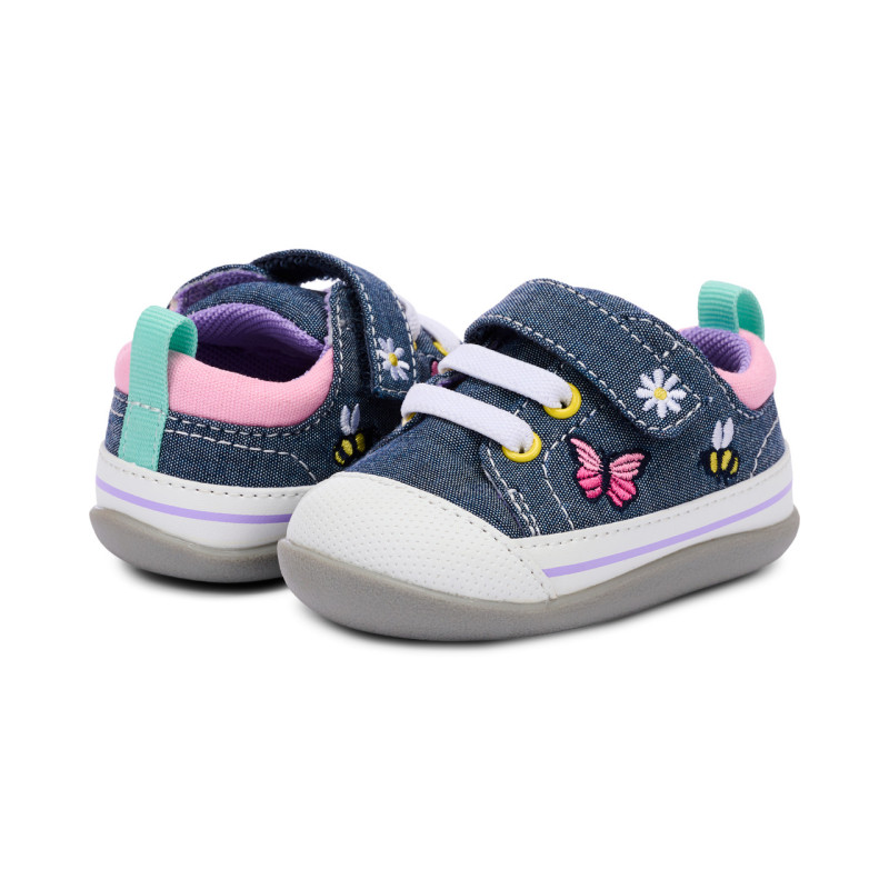 See Kai Run See Kai Run First Walker Stevie Chambray Garden