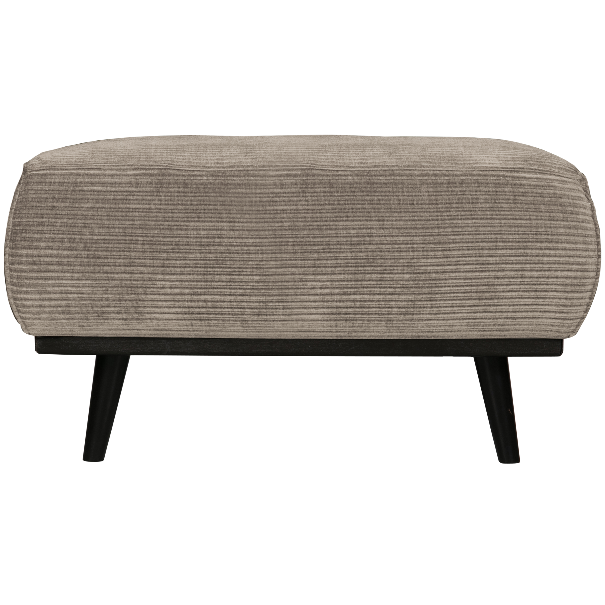 Hocker Statement Statement Hocker - Brede Platte Rib - Clay