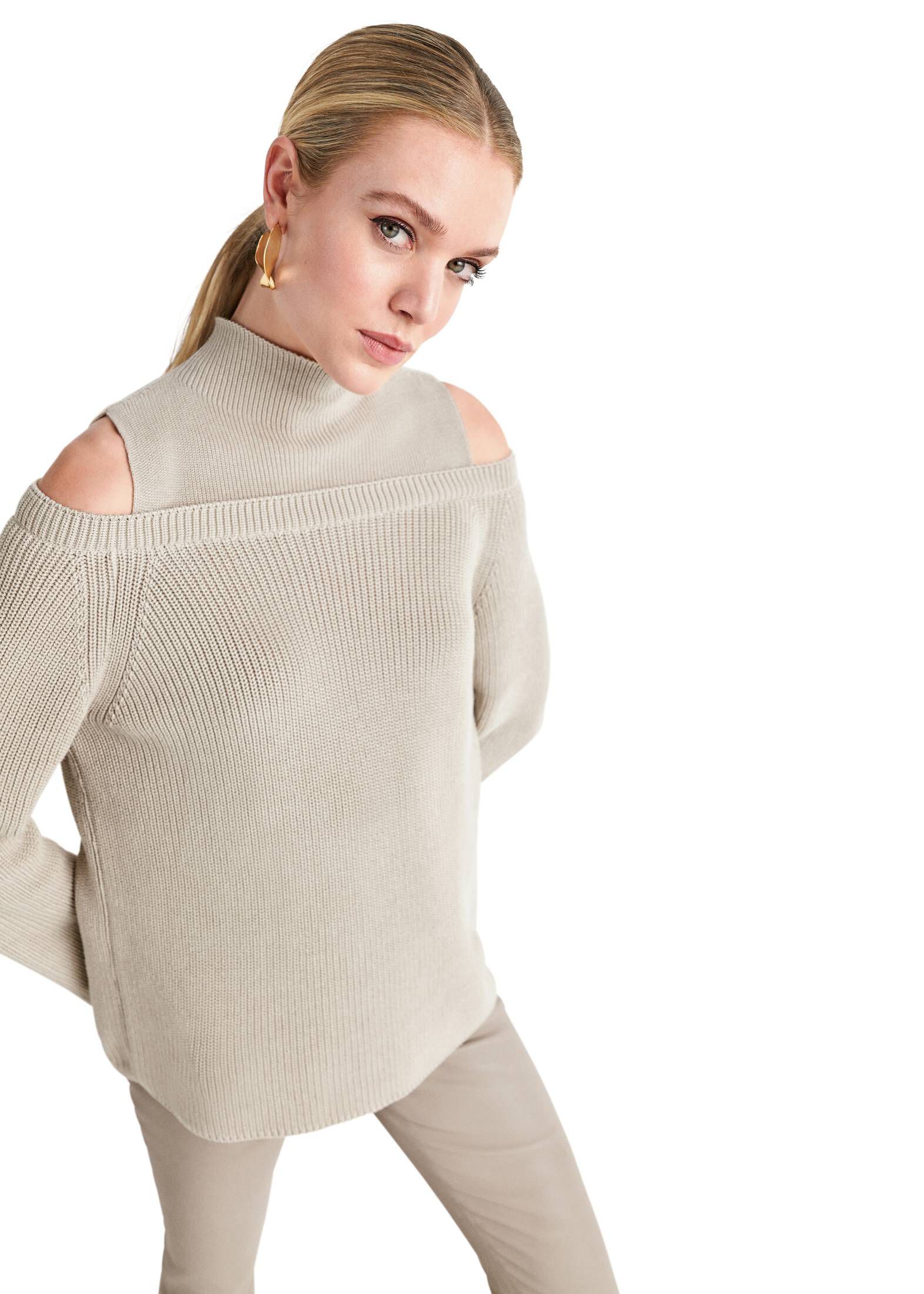 Riani| Damen Pullover mit Schulter-Cut-outs