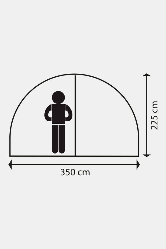 Bo-Camp Bo-Camp Industrial Yurt 3,5M Canvas Tent