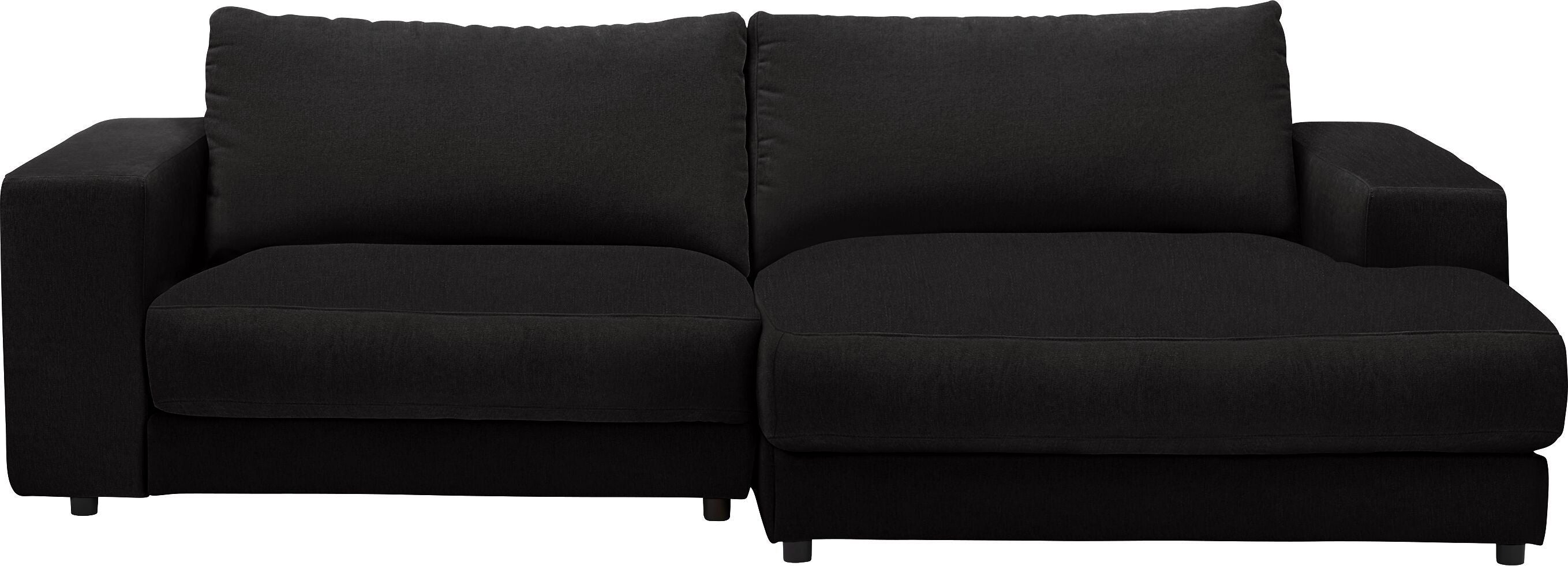 HARRISON Ecksofa - Schwarz / B: 250.0 cm x T: 170.0 cm x H: 85.0 cm