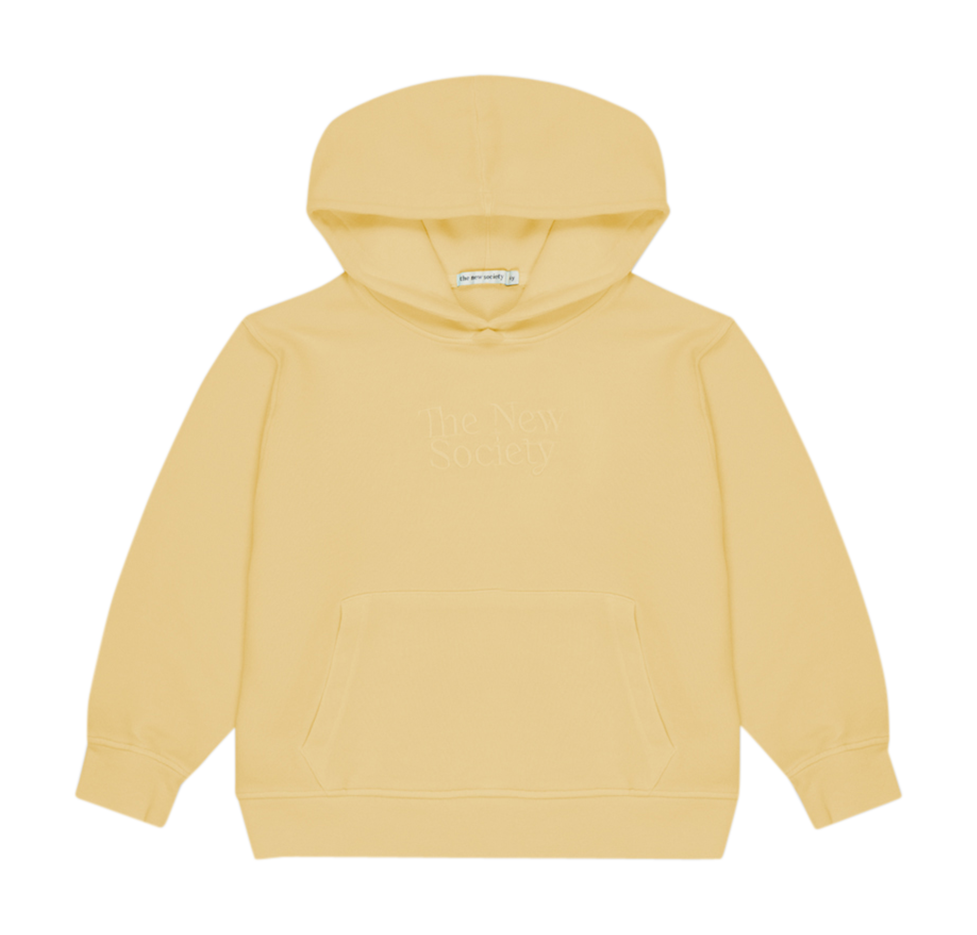 LEONARDO - Sweat à capuche ample en coton mélangé| Jaune