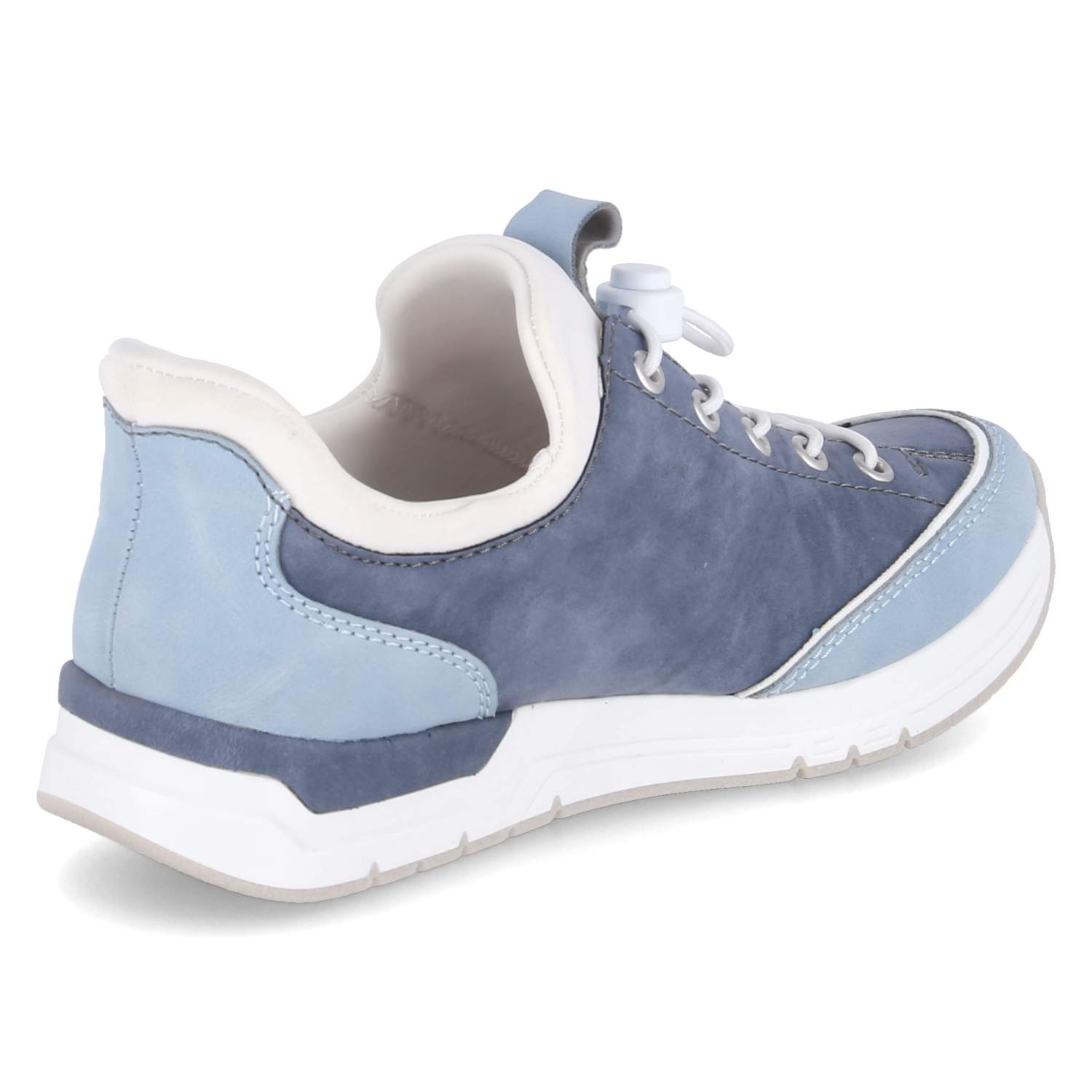 Rieker Slip-On-Sneaker - ciel/weiss/lightblue/reinweiss