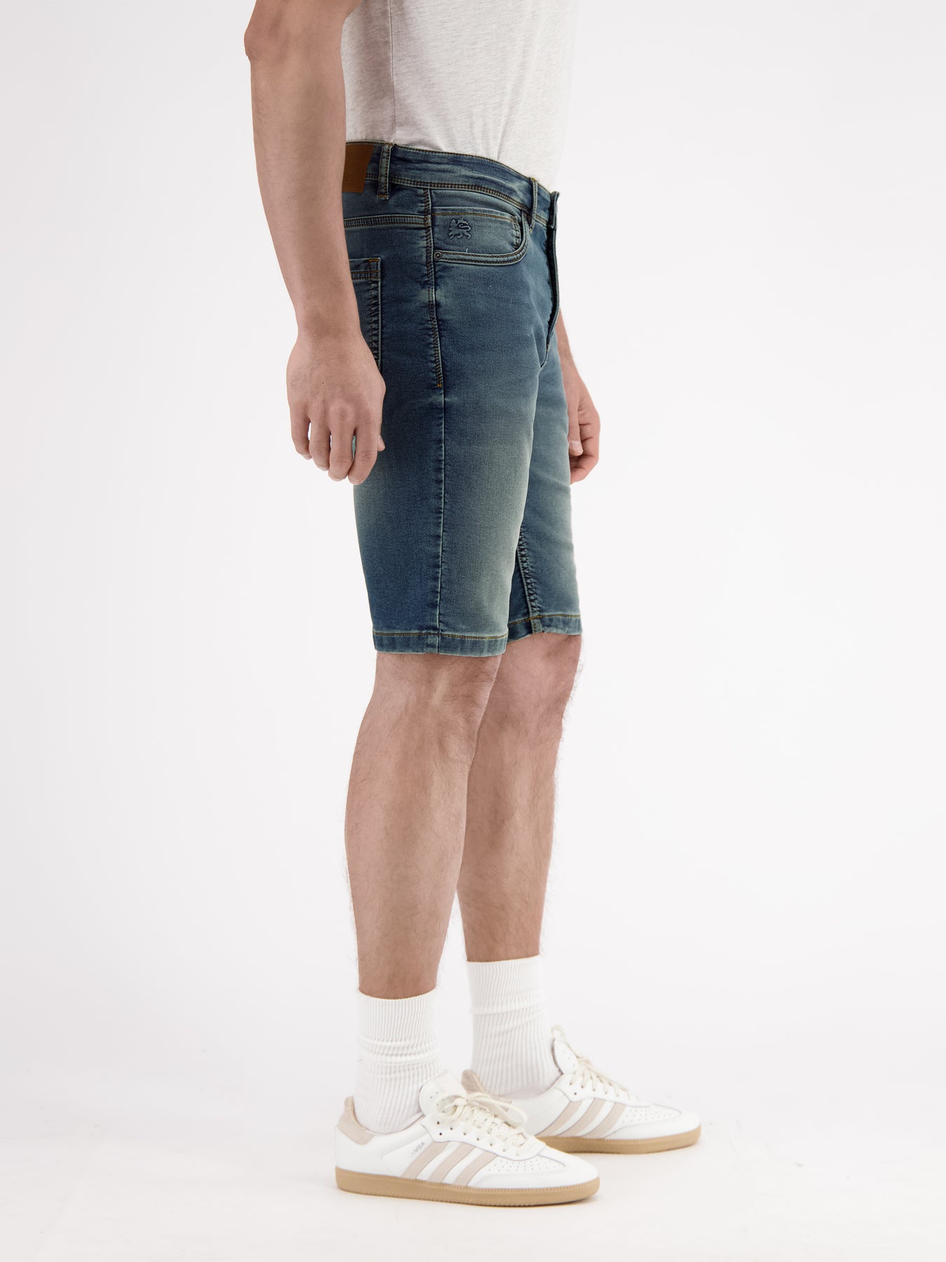 Bequeme Jogg-Denim Bermuda