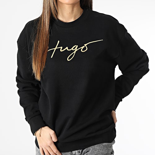 Sweat Crewneck Femme Easy 50484666 Noir Doré