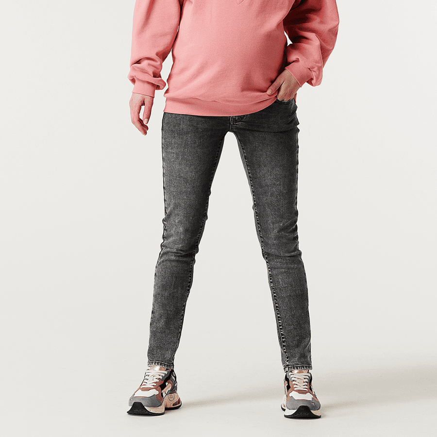 SUPERMOM Skinny Umstandsjeans Austin Grey Denim