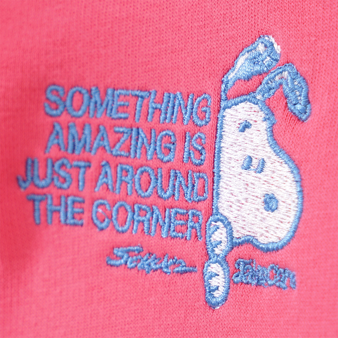 Jonas Nielsen Peanuts Sweatshirt im Troyer-Style pink