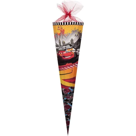 Nestler Schultüte Disney's Cars 2 Lightning McQueen mit LED-Licht 85cm, 12-eckig
