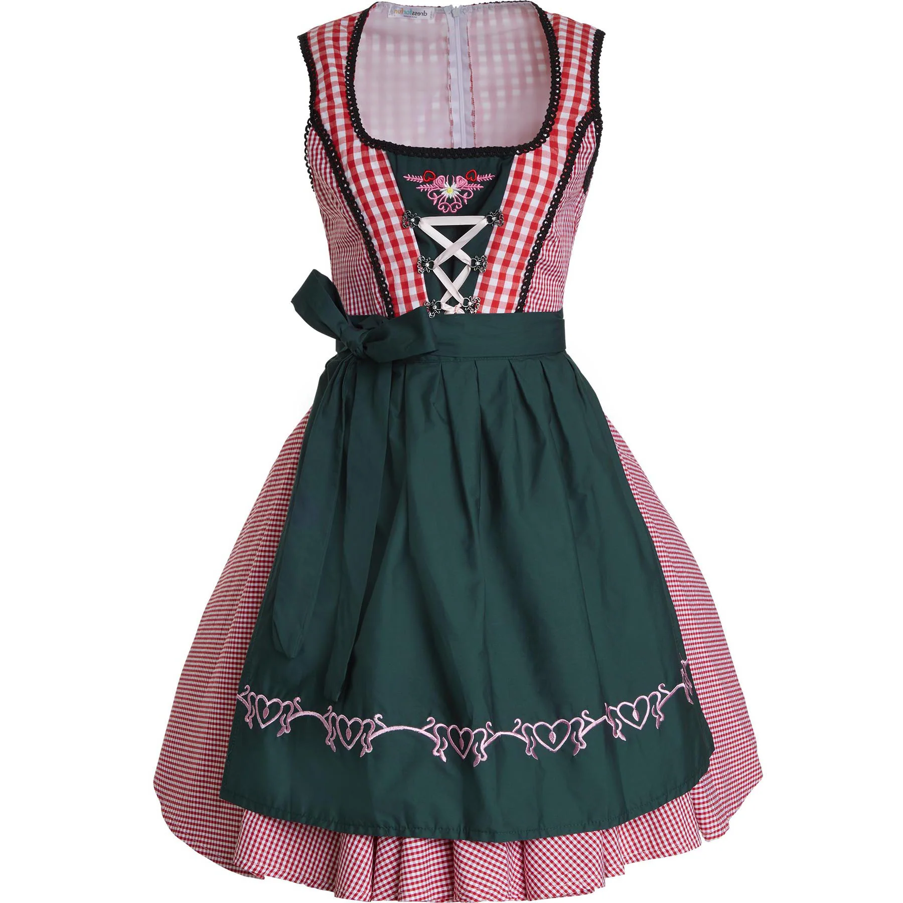 tectake® Frauenkostüm Mini-Dirndl Berchtesgaden Modell 2