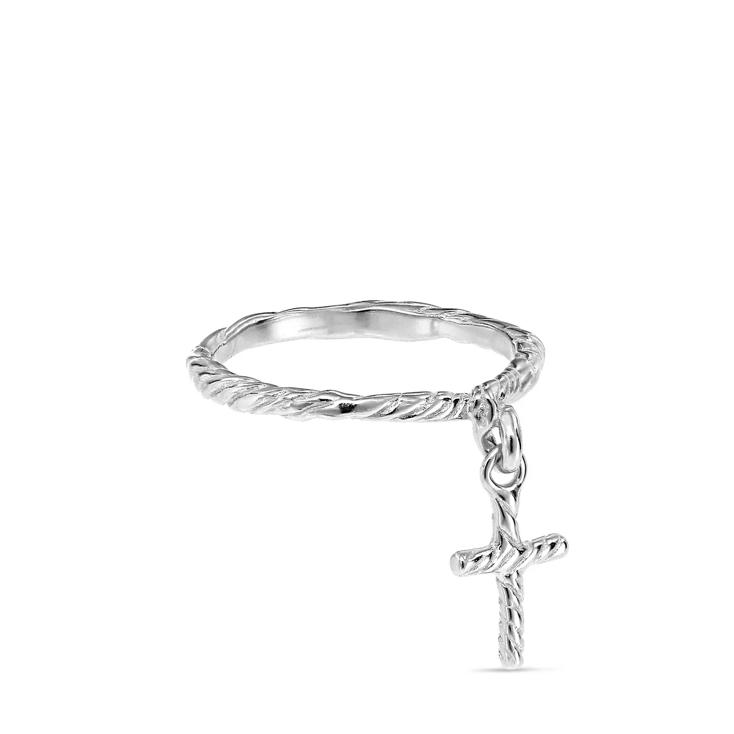 Jane Kønig Cross Ring Sølv CR-HOL23-S