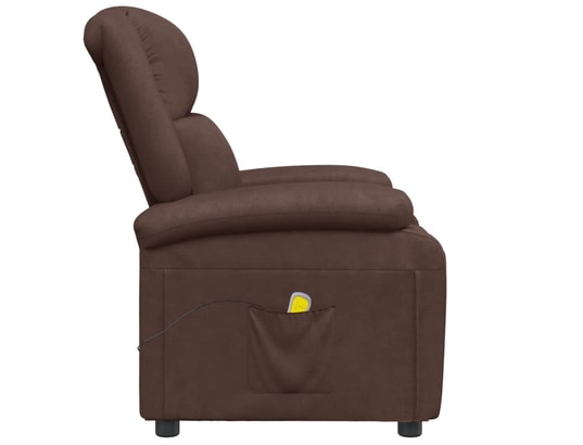 VIDAXL - Fauteuil Relaxation Fauteuil de massage - brun - similicuir - 70x93x98cm