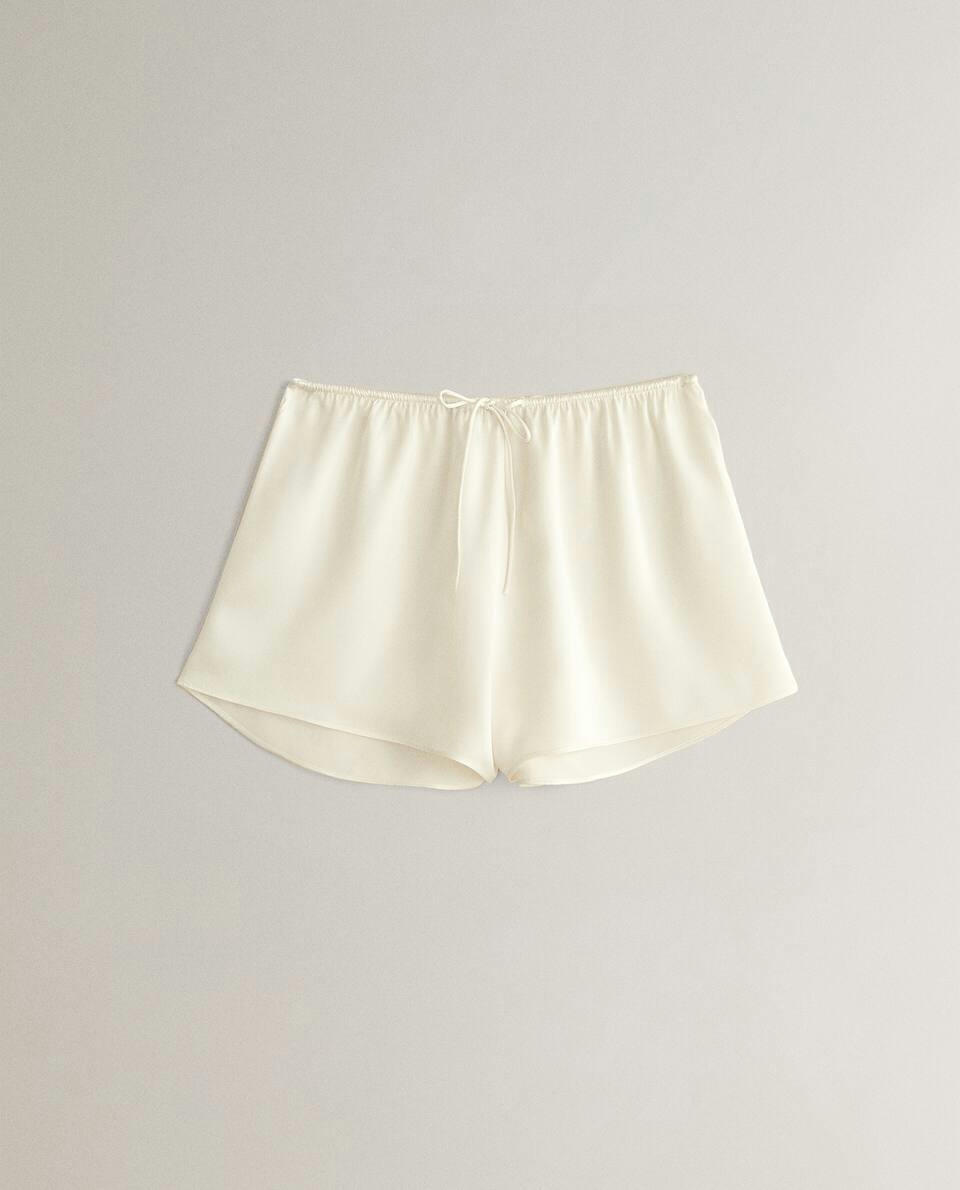 SHORTS DE SEDA