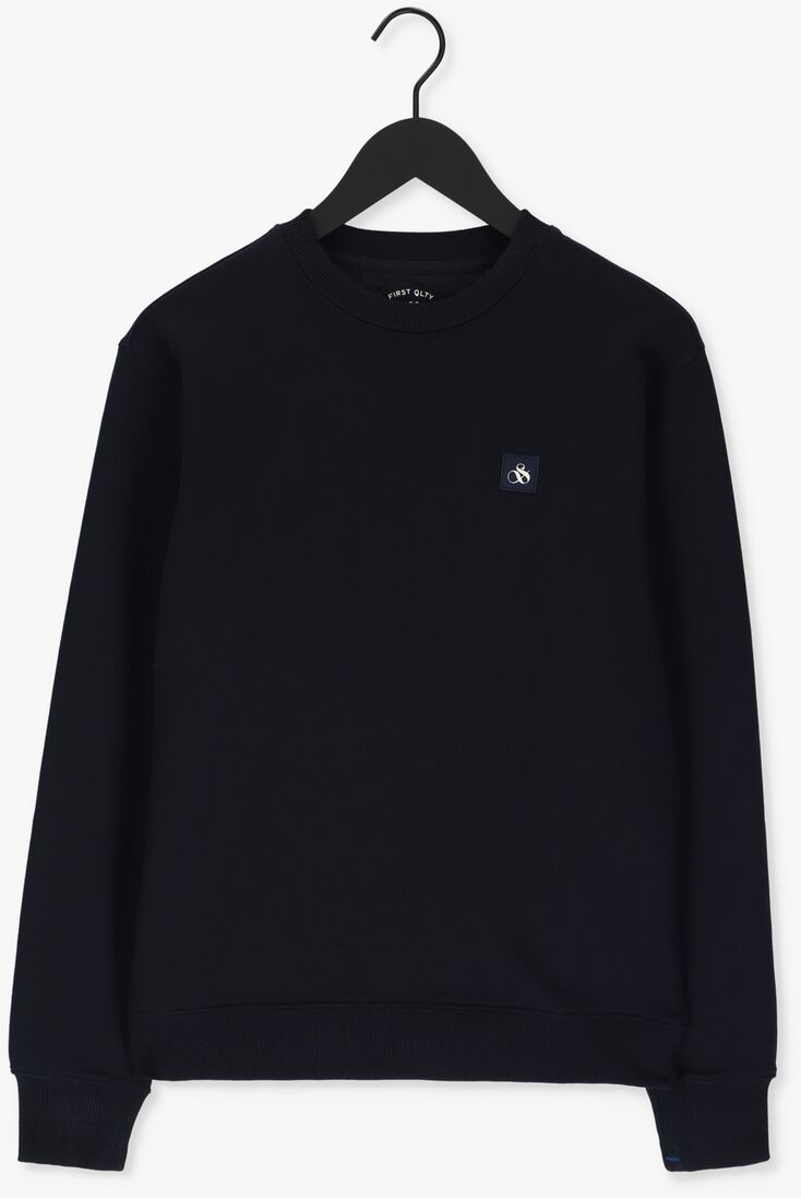SCOTCH & SODA donkerblauwe scotch & soda trui felpa crewneck sweatshirt