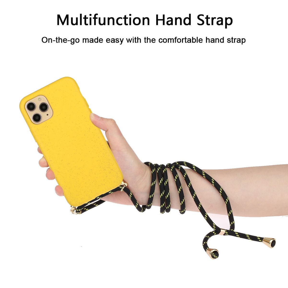 Handykette Hülle Handy Schutz für Apple iPhone 15 Pro Max Case Cover Etuis Kette