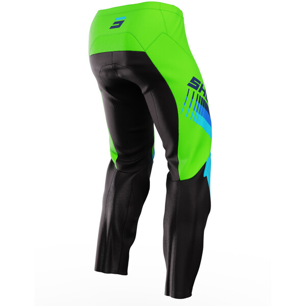 Shot - Pantalon enfant Draw Kid Tracer Vert / Noir / Turquoise