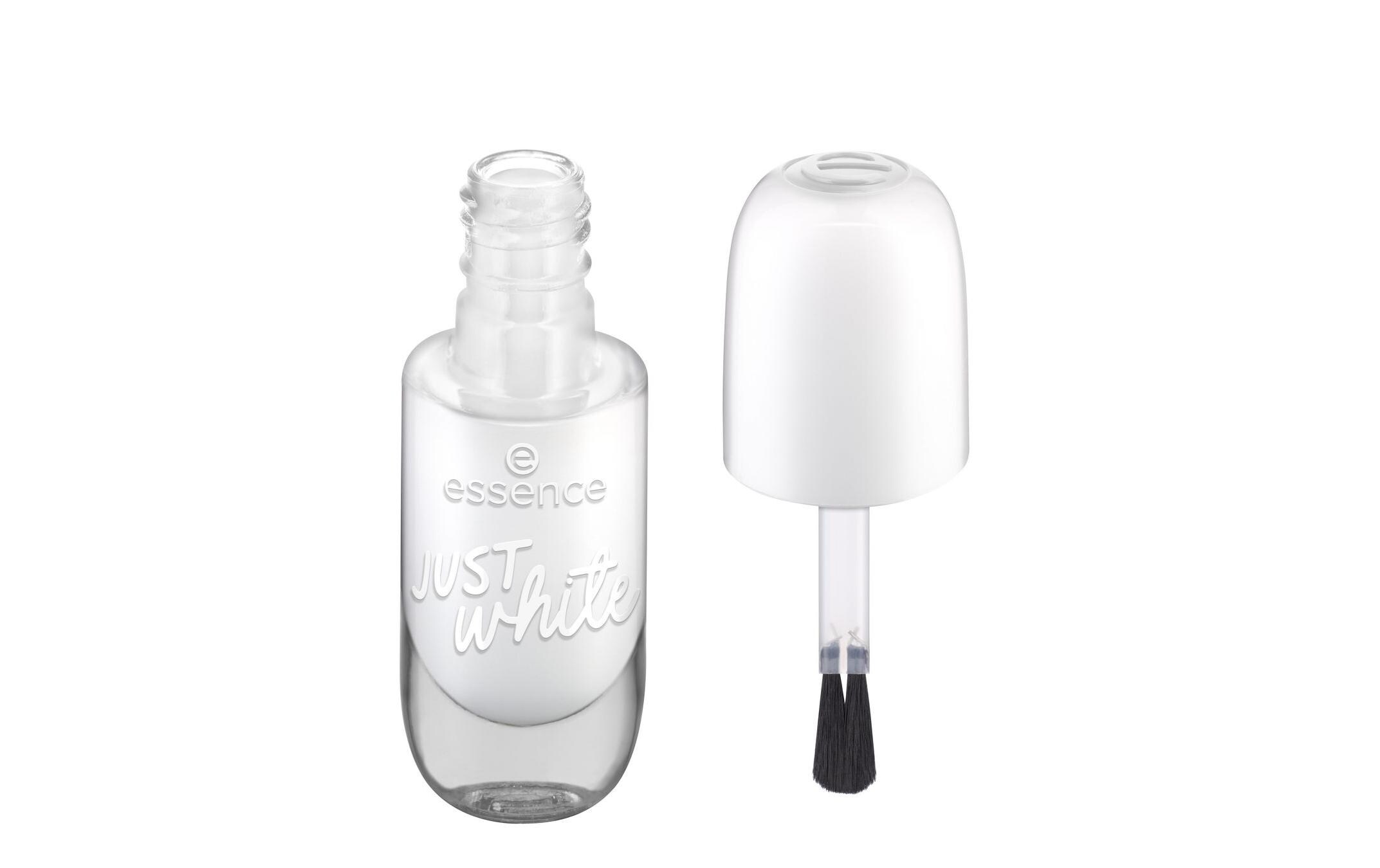 Nagellack Gel Nail 33 JUST whiteSchnelltrocknender Nagellack für ein hochglänzendes Gel-Finish