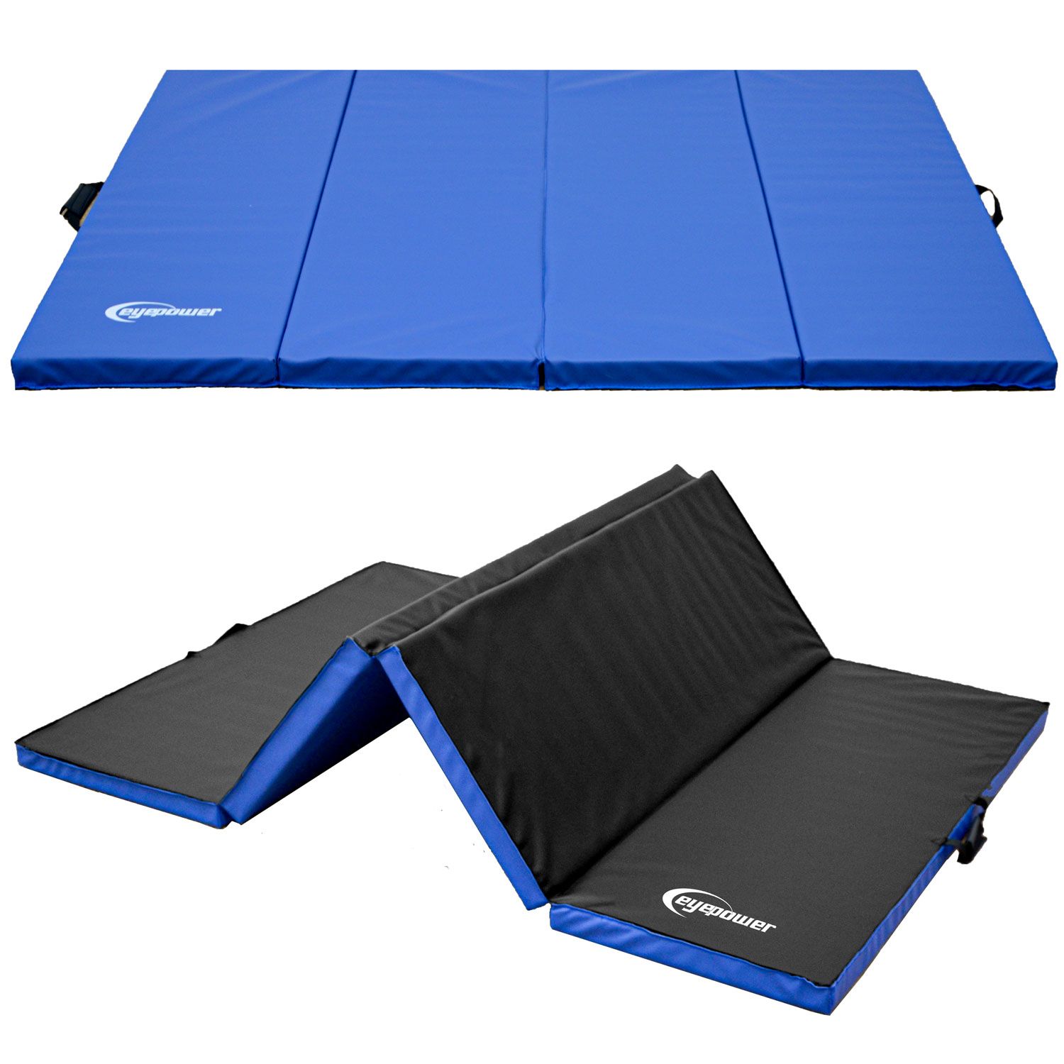 Weichbodenmatte 180*115*5cm blau/schwarz