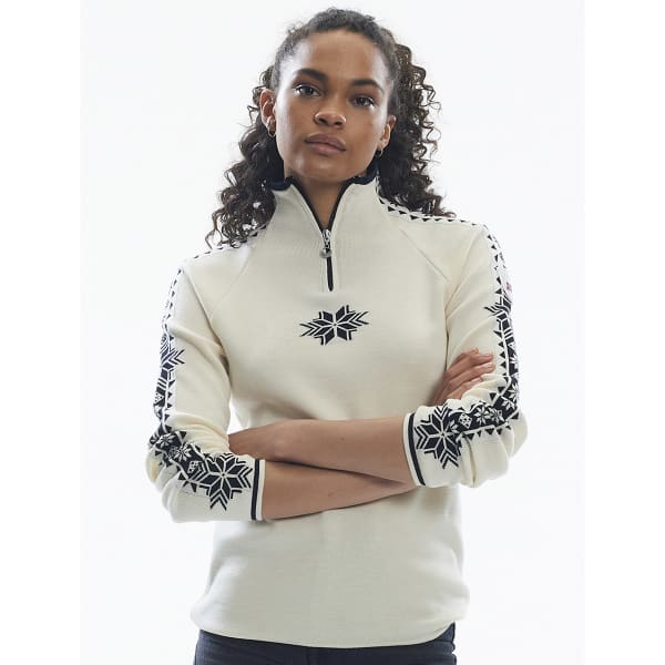 Pull DALE OF NORWAY GEILO F SWEATER OFFWHITE BLACK