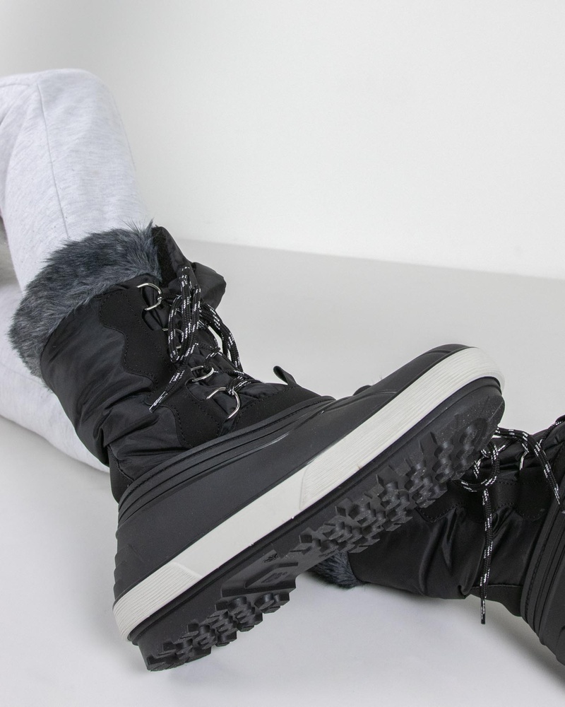 Snow Fun Snowboots  - zwart
