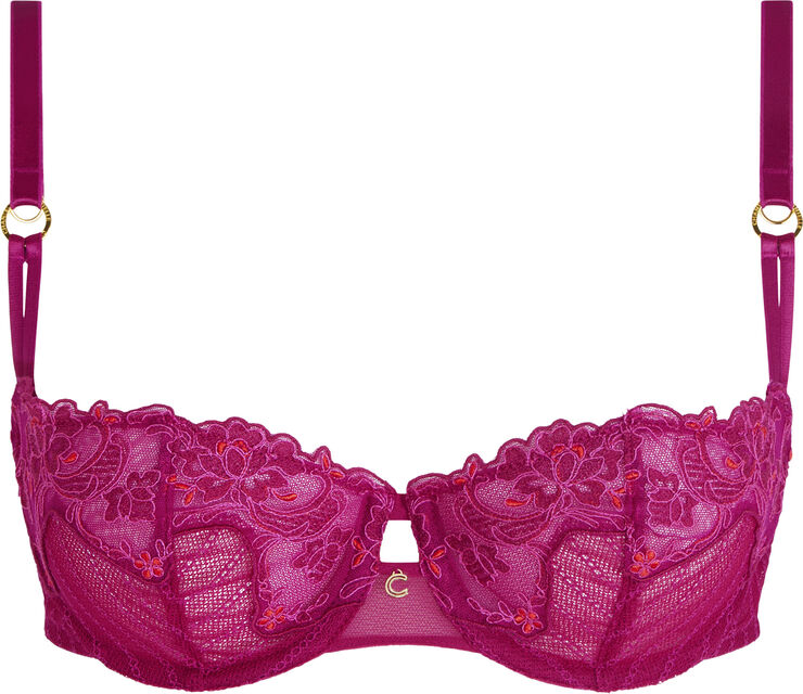 Chantelle Cabaret Sauvage Half Cup Balconnet Rød & lilla
