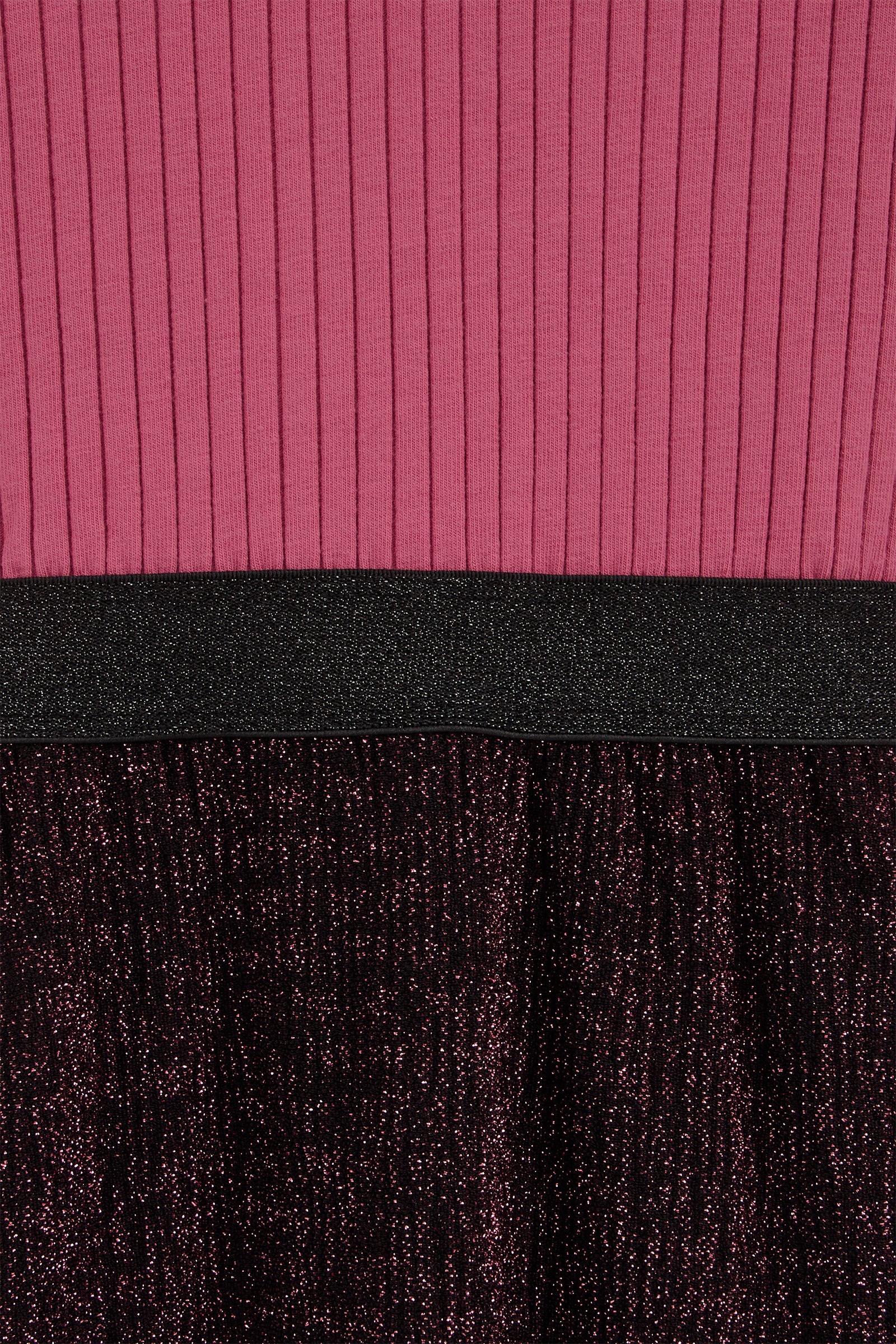 Meisjes jurk met glittergaren WE Fashion Roze
