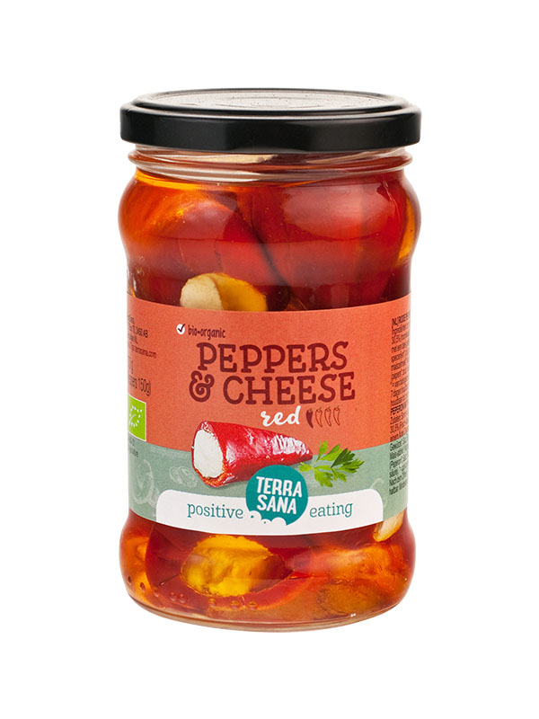 Terrasana Rode Peper Gevuld Bio (270 gr)