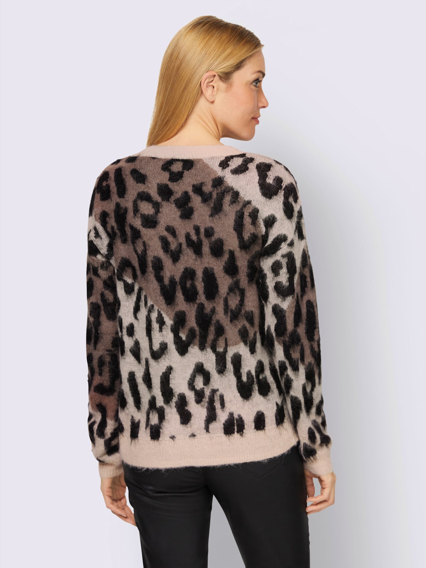 Pull coupe décontractée aux épaules