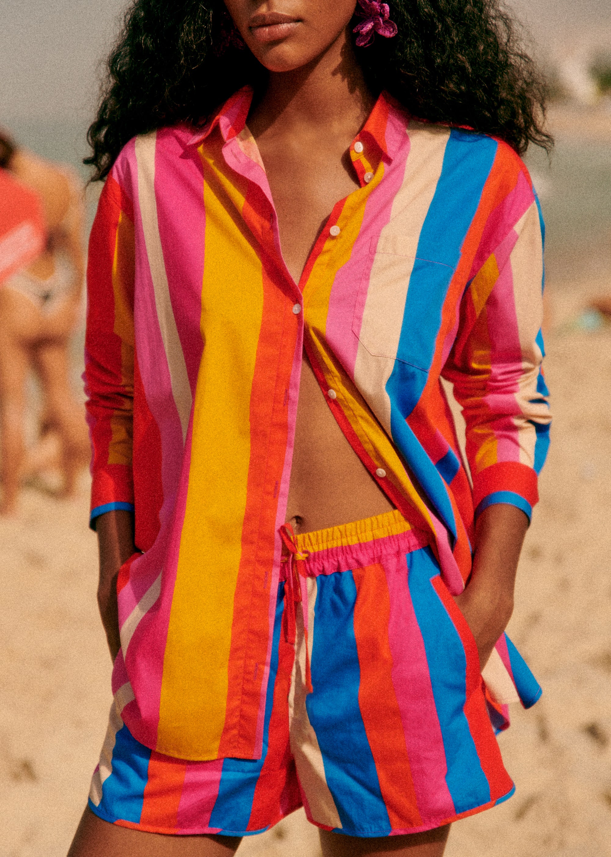 Short Kurt - Sézane x FARM Rio - Listra Carioca - E-SHOP/JUPES & SHORTS 5905659
