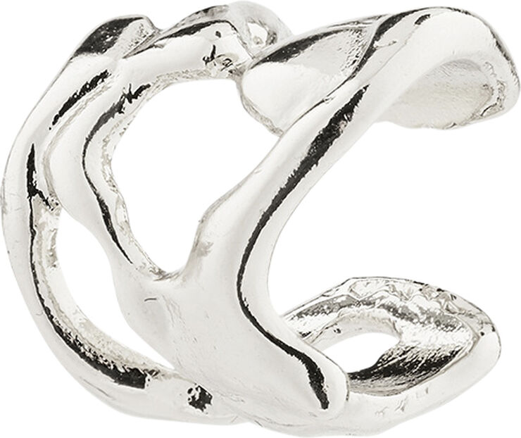 Pilgrim ZENA recycled ear cuff silver-plated Sølv