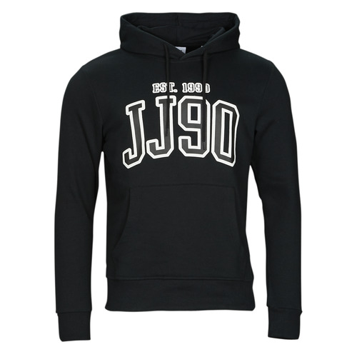 Jack & Jones - JJCEMB SWEAT HOOD - Noir