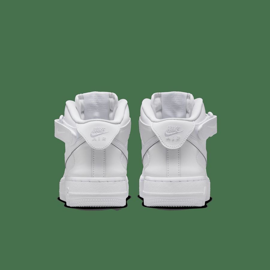 Nike Air Force 1 Mid EasyOn Big Kid WHITE/WHITE-WHITE