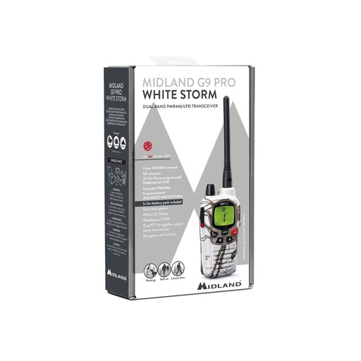 Walkie-talkie Midland G9 Pro White Storm