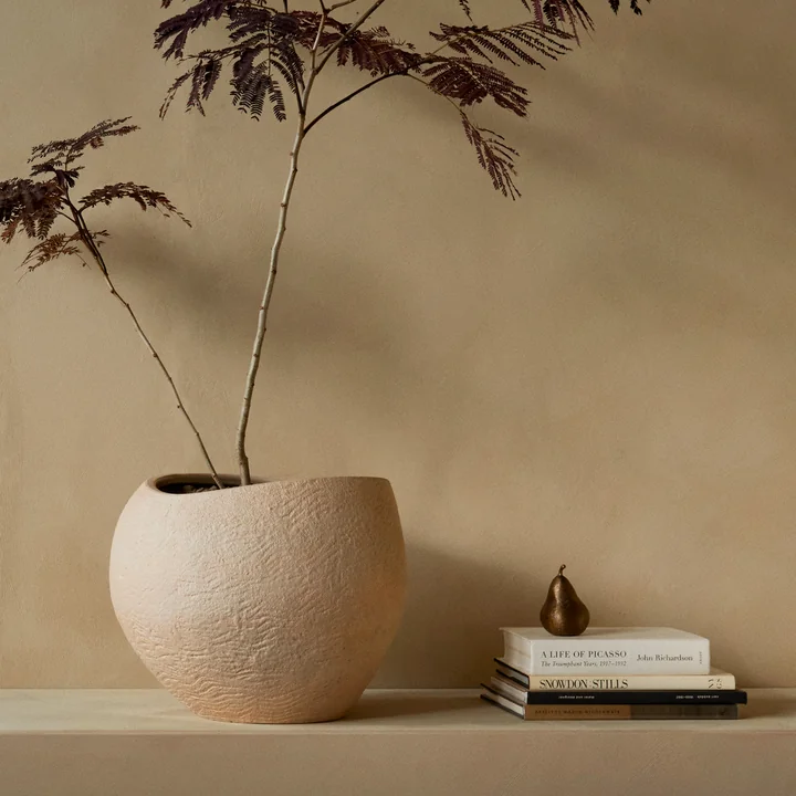 Audo - Plantas Pflanzentopf H 24 cm, elfenbein