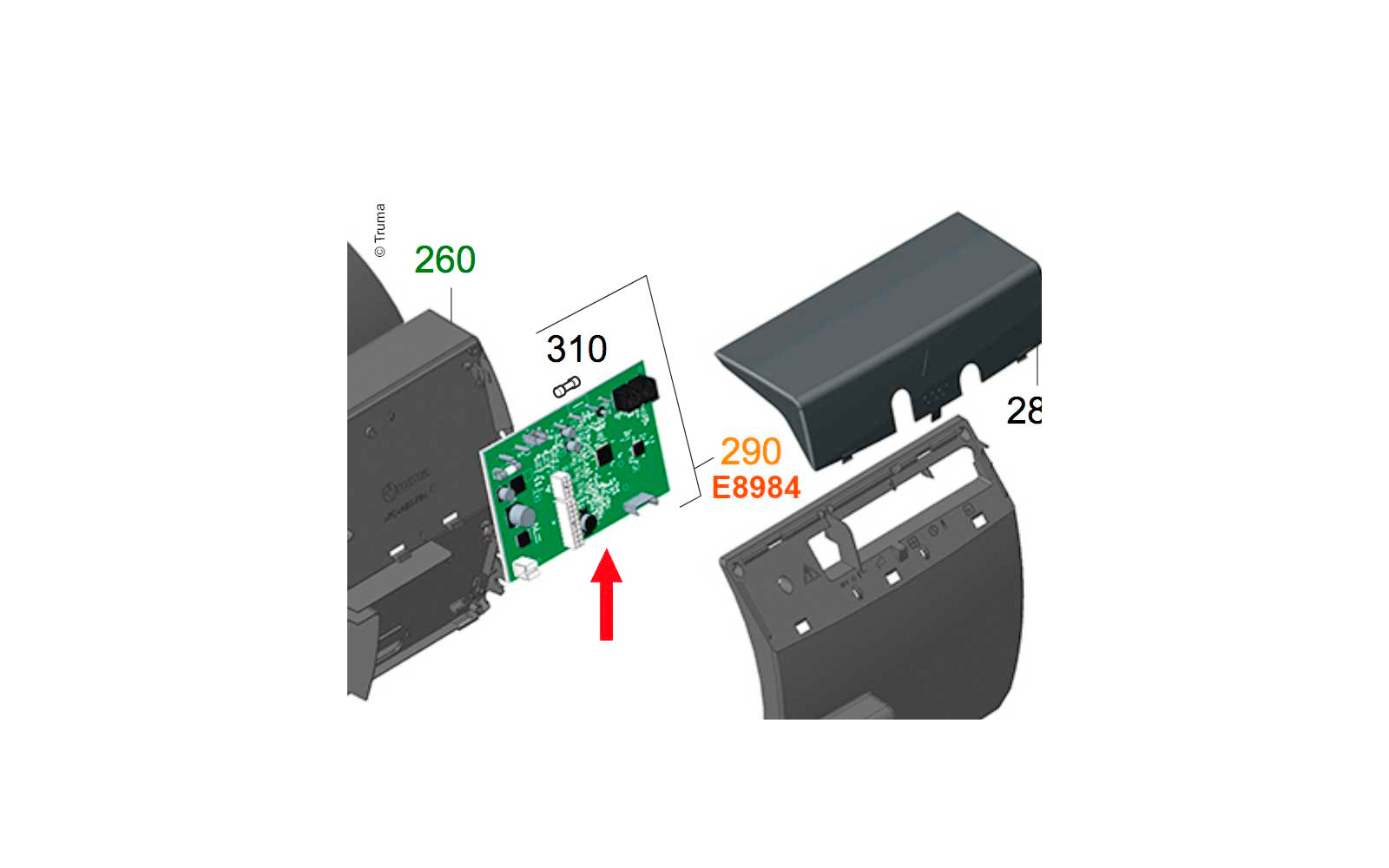 Truma Elektronik Combi 6 / 6 E