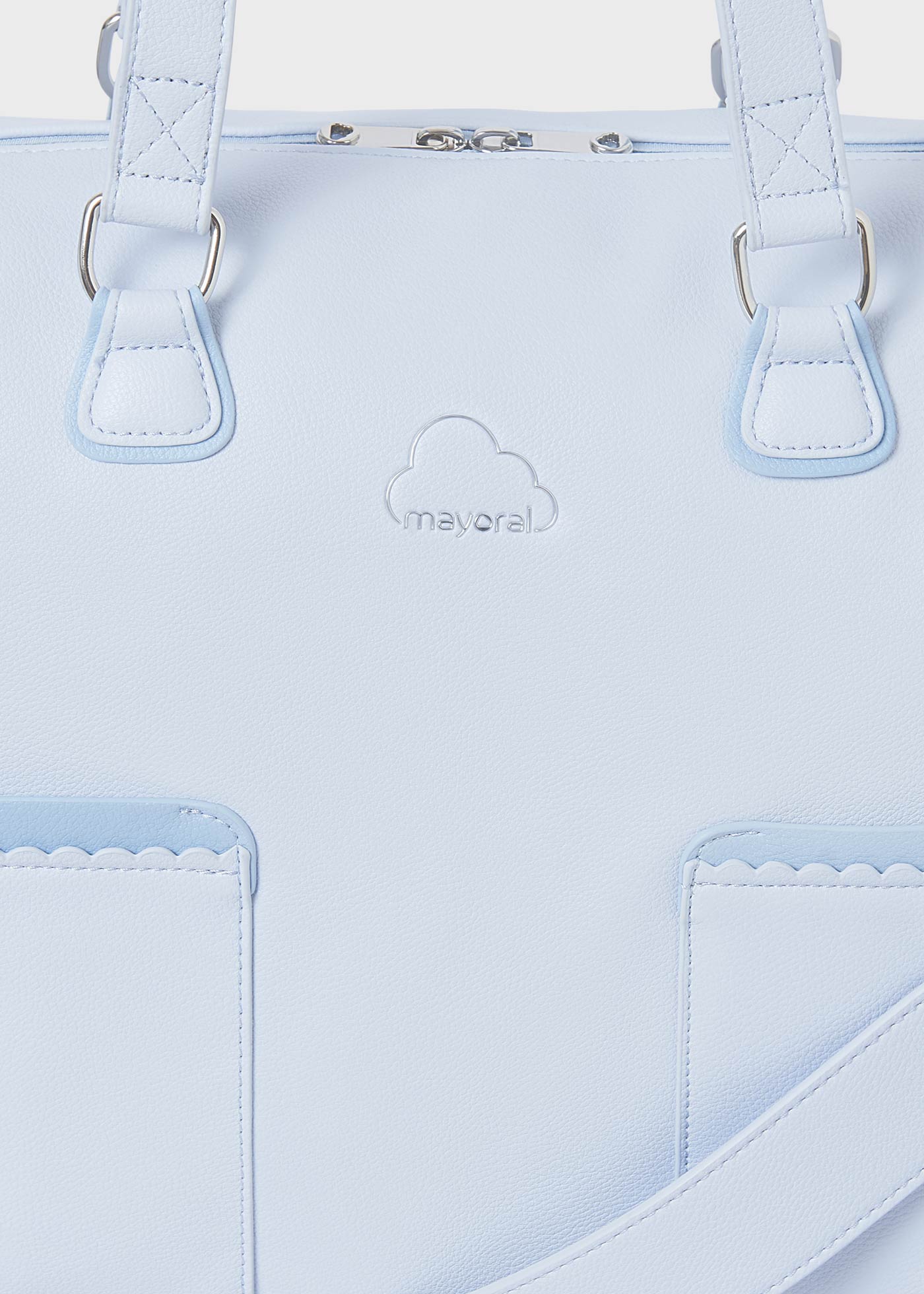 Bolsa ondulada com porta-chupeta para bebê