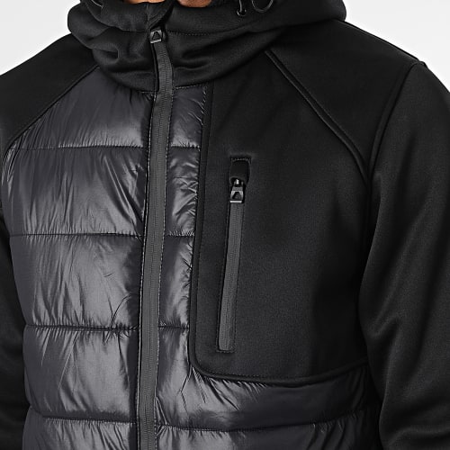 Veste Zippée Capuche Limelight Noir
