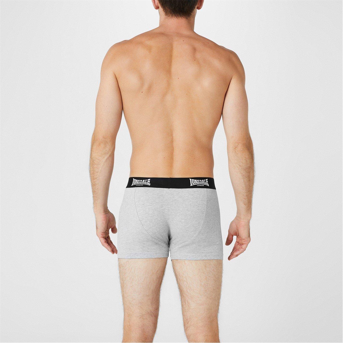 Lonsdale 2 Pack Trunk Mens