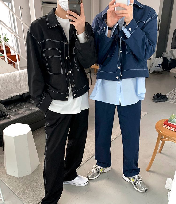 MRCYC - Denim overhemdjack / losse jeans