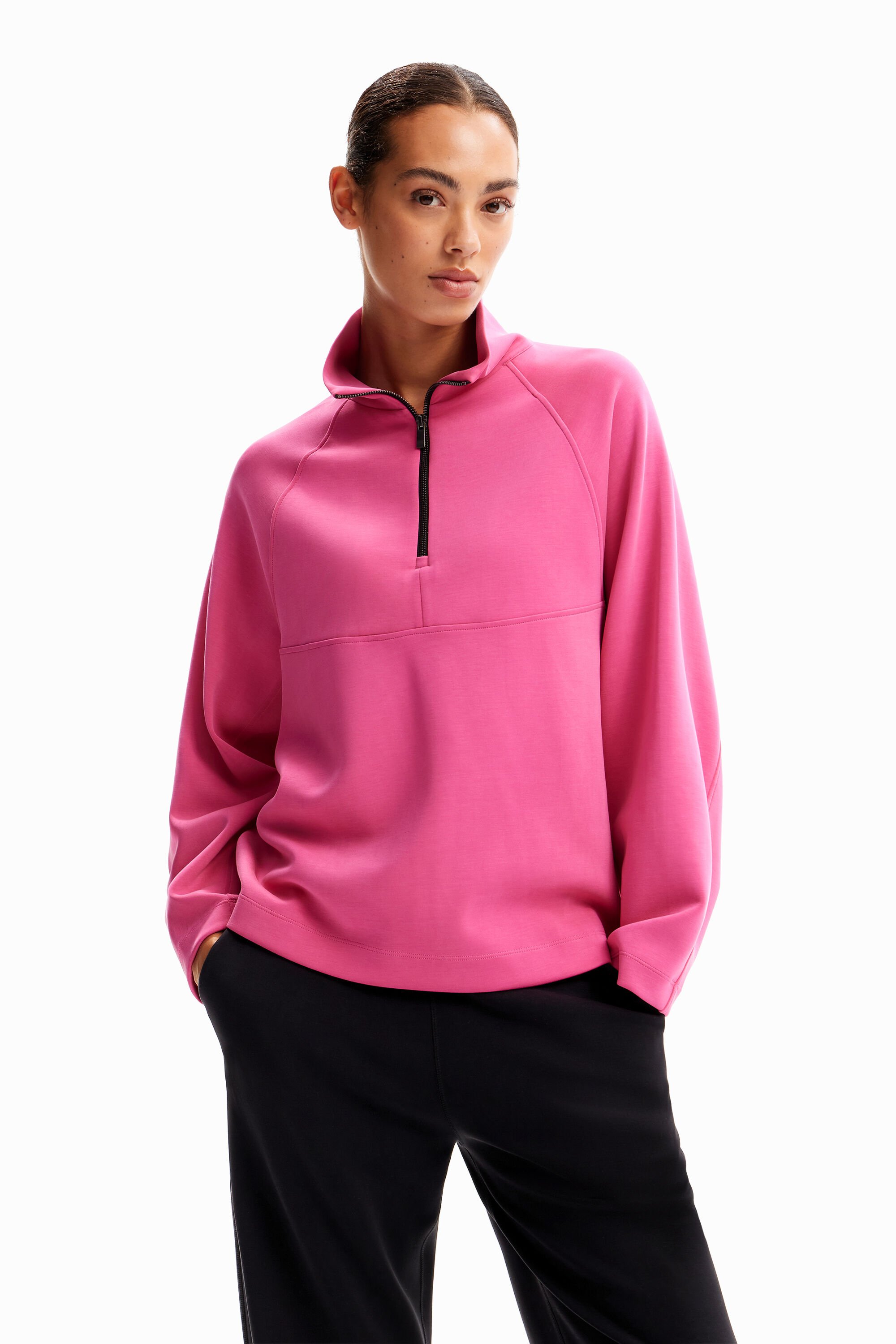 Sweat-shirt oversize sport